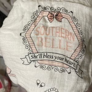 Little hometown muslin southern Belle blanket